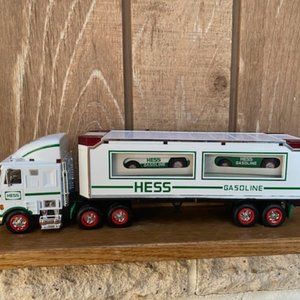 1997 Hess Truck with Race Cars